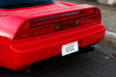 1995 Acura NSX in Formula Red over Black
