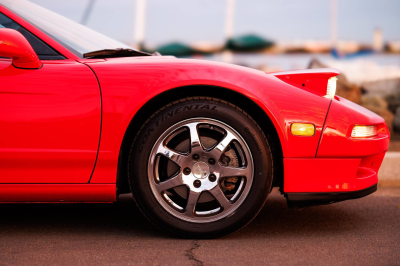 1995 Acura NSX in Formula Red over Black
