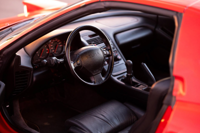 1995 Acura NSX in Formula Red over Black