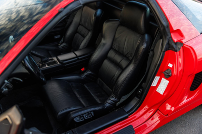 1995 Acura NSX in Formula Red over Black