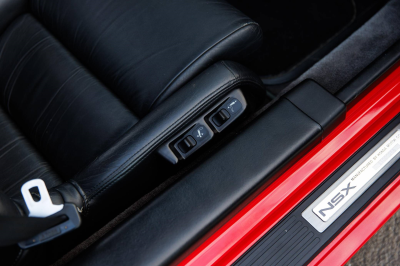 1995 Acura NSX in Formula Red over Black
