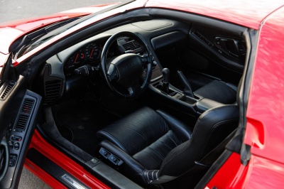 1995 Acura NSX in Formula Red over Black