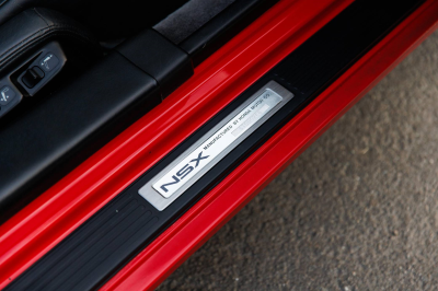 1995 Acura NSX in Formula Red over Black