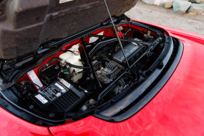 1995 Acura NSX in Formula Red over Black