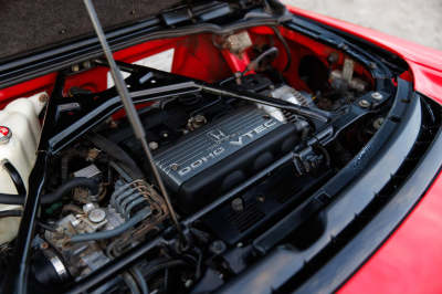 1995 Acura NSX in Formula Red over Black