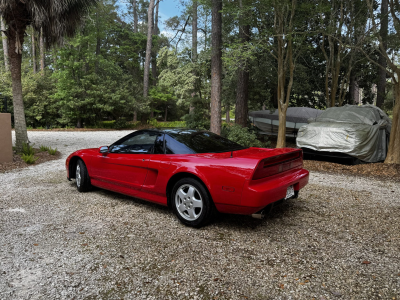 1992 Acura NSX in Formula Red over Black