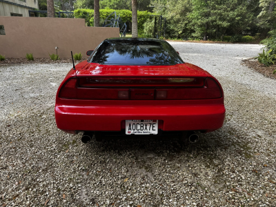 1992 Acura NSX in Formula Red over Black