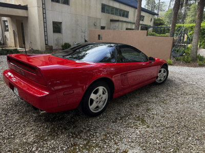 1992 Acura NSX in Formula Red over Black