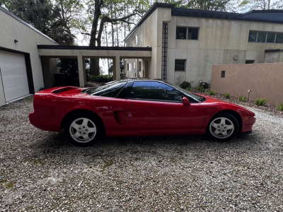 1992 Acura NSX in Formula Red over Black