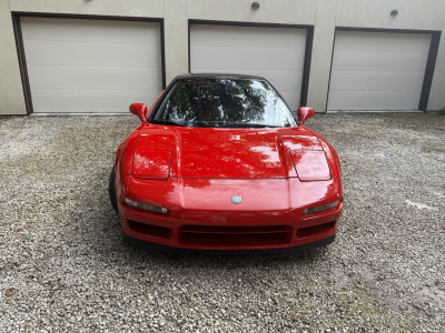 1992 Acura NSX in Formula Red over Black