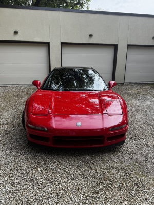 1992 Acura NSX in Formula Red over Black