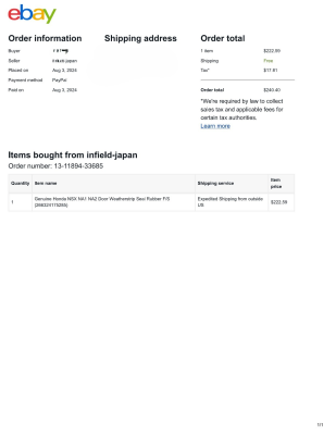 1992 Acura NSX in Formula Red over Black