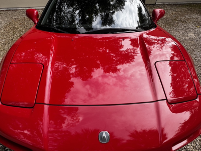 1992 Acura NSX in Formula Red over Black