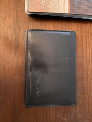 1992 Acura NSX in Formula Red over Black