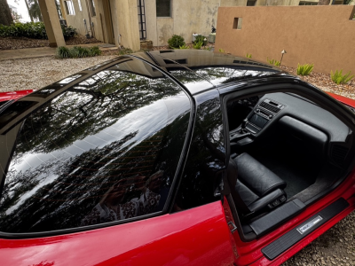 1992 Acura NSX in Formula Red over Black