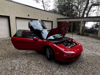 1992 Acura NSX in Formula Red over Black