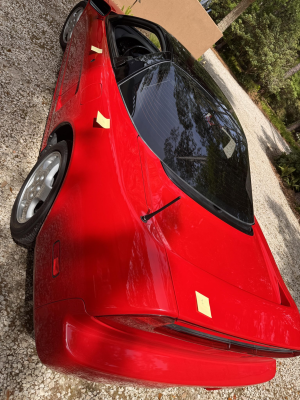 1992 Acura NSX in Formula Red over Black