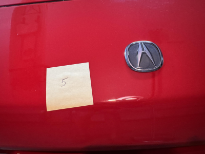 1992 Acura NSX in Formula Red over Black