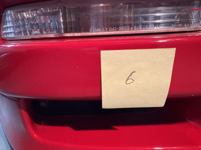 1992 Acura NSX in Formula Red over Black