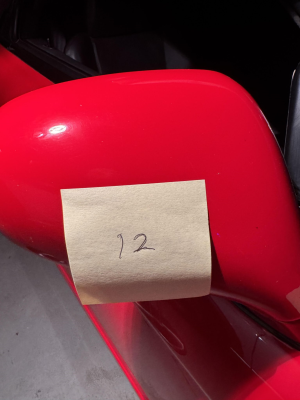 1992 Acura NSX in Formula Red over Black