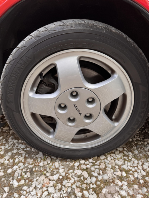 1992 Acura NSX in Formula Red over Black