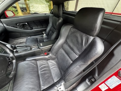 1992 Acura NSX in Formula Red over Black