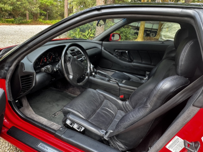 1992 Acura NSX in Formula Red over Black