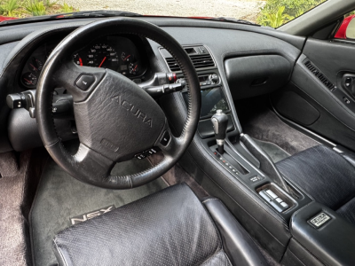 1992 Acura NSX in Formula Red over Black