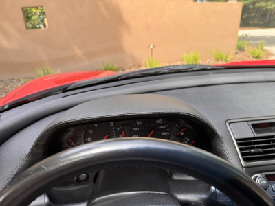 1992 Acura NSX in Formula Red over Black