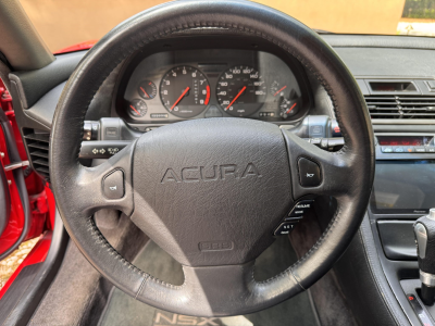 1992 Acura NSX in Formula Red over Black
