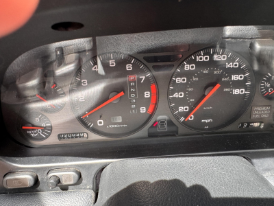 1992 Acura NSX in Formula Red over Black