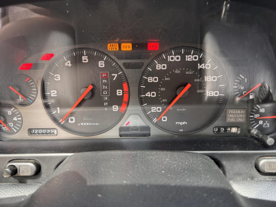 1992 Acura NSX in Formula Red over Black