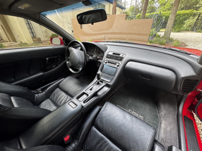 1992 Acura NSX in Formula Red over Black