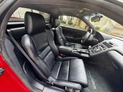 1992 Acura NSX in Formula Red over Black