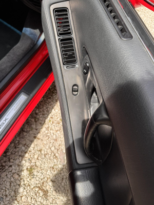 1992 Acura NSX in Formula Red over Black