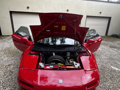 1992 Acura NSX in Formula Red over Black