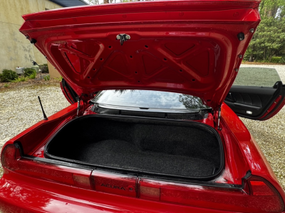 1992 Acura NSX in Formula Red over Black