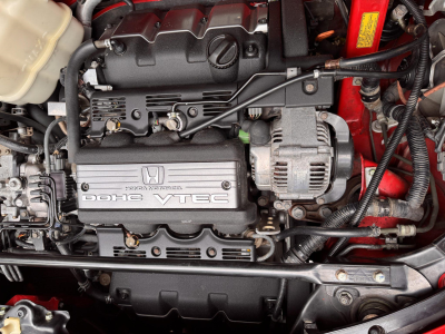 1992 Acura NSX in Formula Red over Black