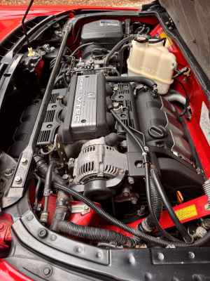 1992 Acura NSX in Formula Red over Black