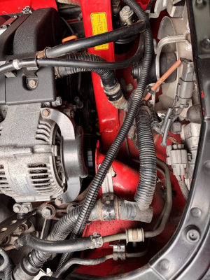 1992 Acura NSX in Formula Red over Black