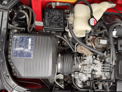1992 Acura NSX in Formula Red over Black
