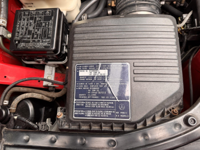 1992 Acura NSX in Formula Red over Black