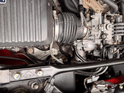 1992 Acura NSX in Formula Red over Black