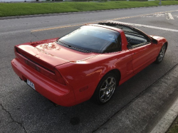 1995 Acura NSX in Formula Red over Black