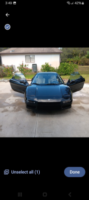 1992 Acura NSX in Berlina Black over Ivory