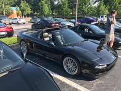 1997 Acura NSX in Berlina Black over Black