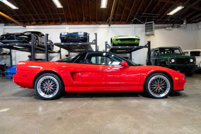 1994 Acura NSX in Formula Red over Black