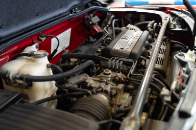 1994 Acura NSX in Formula Red over Black