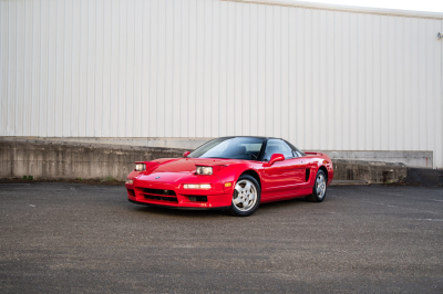 1991 Acura NSX in Formula Red over Black