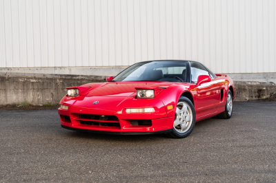 1991 Acura NSX in Formula Red over Black
